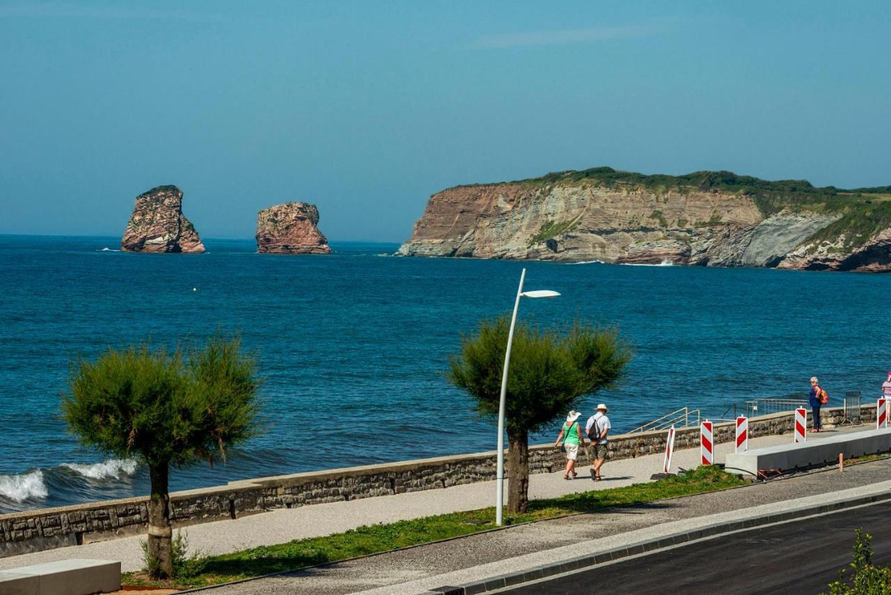 Premiere Ligne De Plage, Face A La Mer Hendaye Kültér fotó